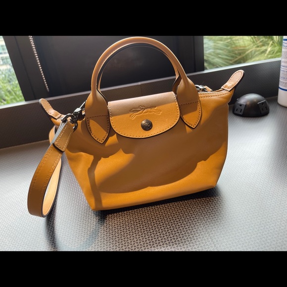 Longchamp Bags Longchamp Le Pliage Cuir Top Handle Bag Xs Poshmark